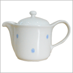 水玉急須（青）