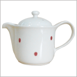 水玉急須（赤）