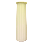 青白磁彫り花瓶