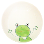 アニマル丸皿（カエル）